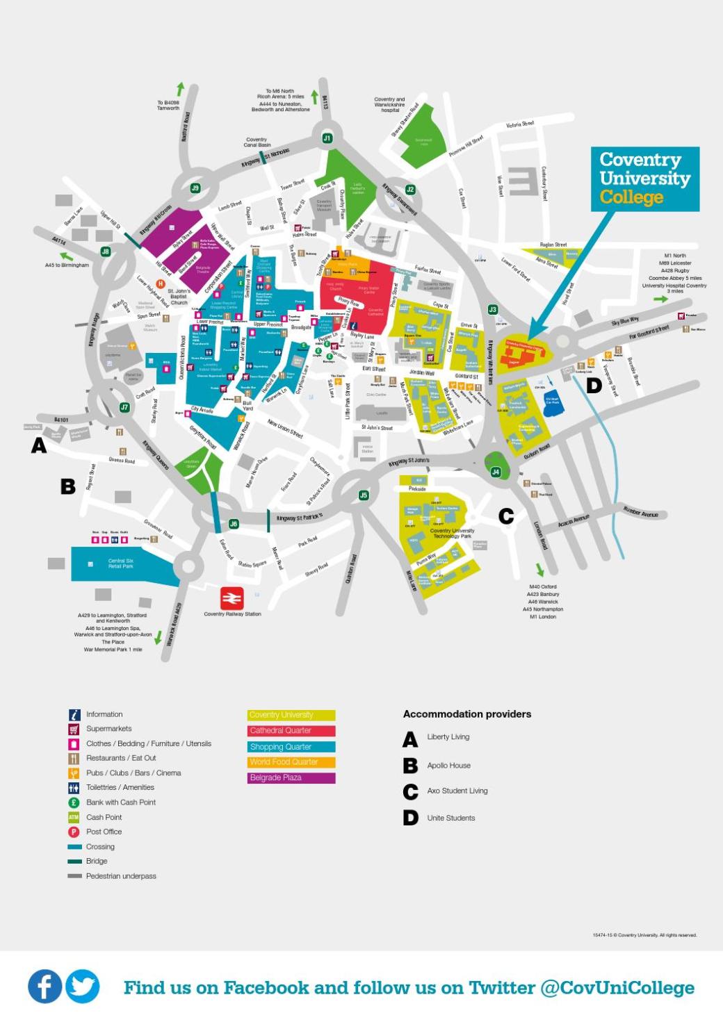 Coventry uni map